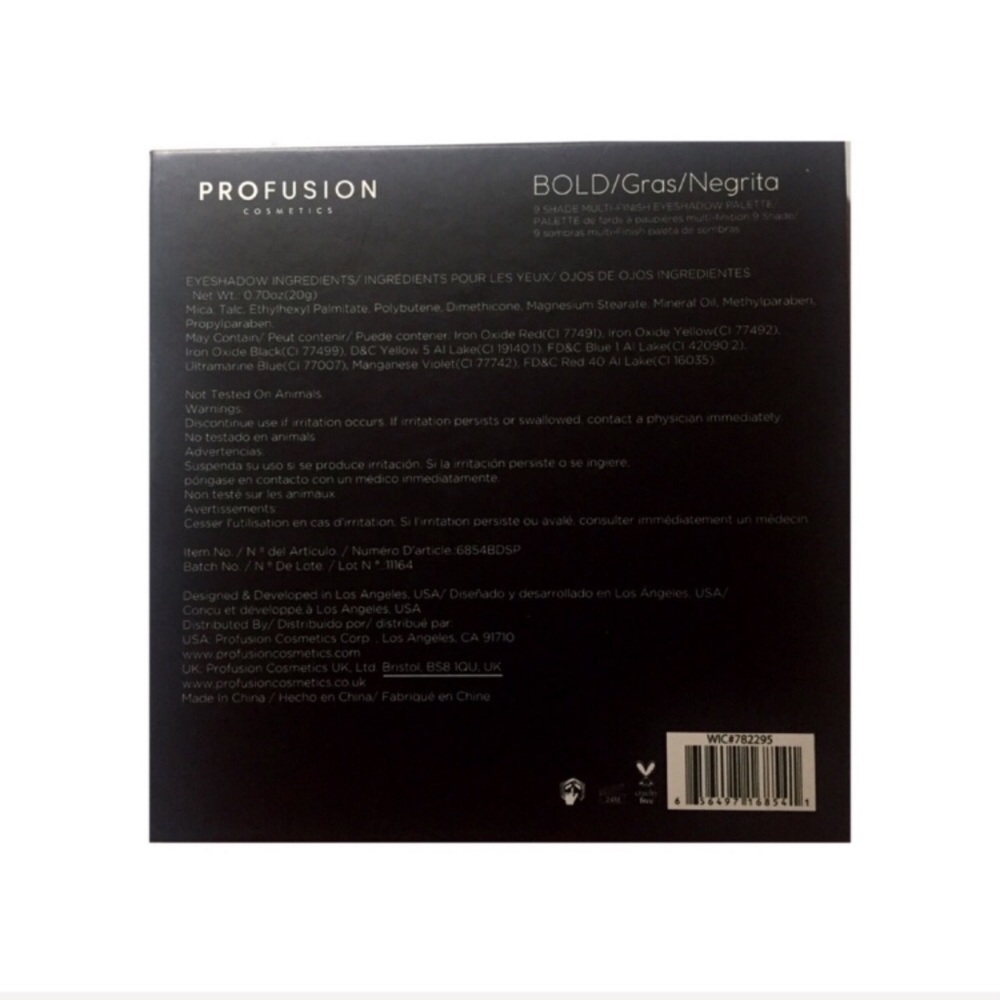 New Profusion 9 Shade Eyeshadow Palette BOLD - Picture 5 of 7